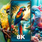 Parrot Wallpapers Cute 4K - HD أيقونة