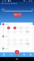 Men Fitness - Workout at Home スクリーンショット 1