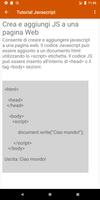 JavaScript Italiano screenshot 1
