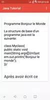 Java Tutoriel screenshot 2