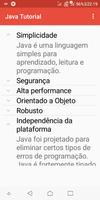 Java Português Tutorial Ekran Görüntüsü 1