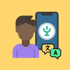 Voice to voice translator Zeichen