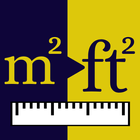 Area Converter : m², cm², ft² biểu tượng