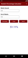 Student Percentage Calculator ảnh chụp màn hình 1