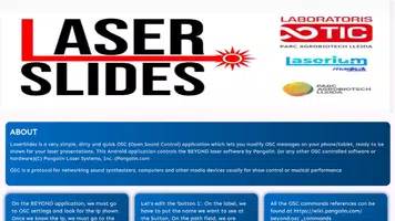 Laser Slides 2024 الملصق