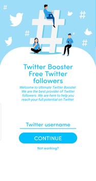 Tw Booster 💙 Followers & Free Hashtags for Tw poster