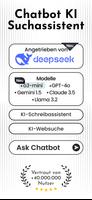 Chat Bot AI - KI auf Deutsch Plakat