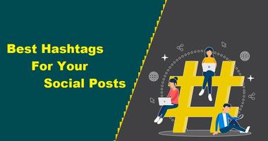 Hashtags for insta, tik followers and likes poster