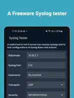 Syslog Tester ảnh chụp màn hình 4