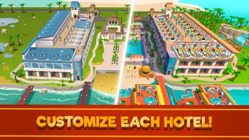Hotel Empire Tycoon－Idle Game اسکرین شاٹ 1