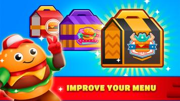 Idle Burger Empire Tycoon—Game اسکرین شاٹ 1