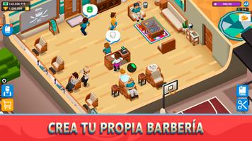Idle Barber Shop Tycoon Poster
