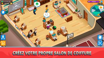 Idle Barber Shop Tycoon Affiche