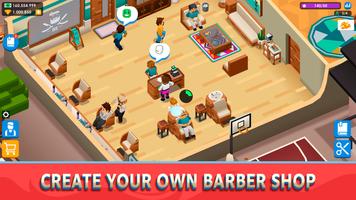 Idle Barber Shop Tycoon 海報