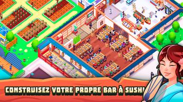 Sushi Empire Tycoon—Idle Game Affiche