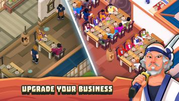 Sushi Empire Tycoon—Idle Game اسکرین شاٹ 1