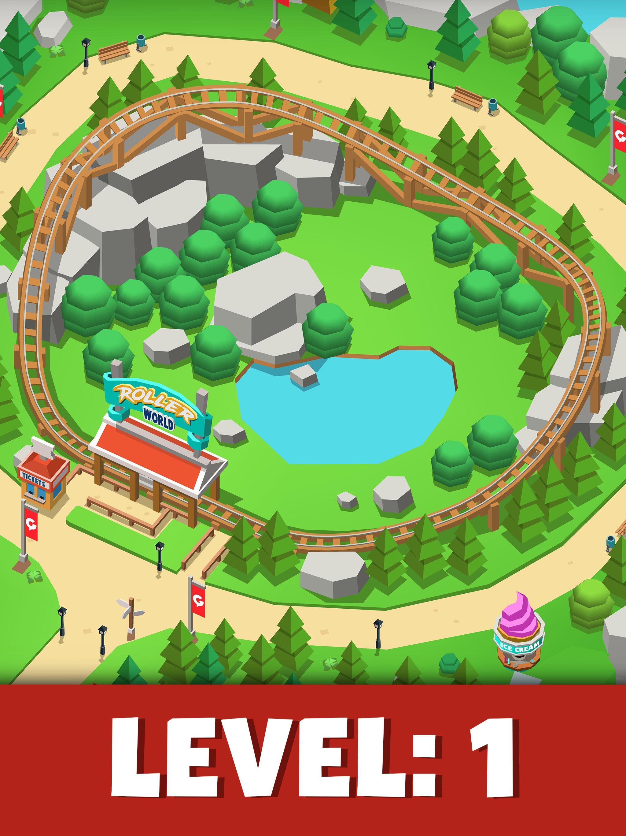 Idle Theme Park Tycoon Recreation Game For Android Apk Download - making the best theme park in roblox youtube cool themes