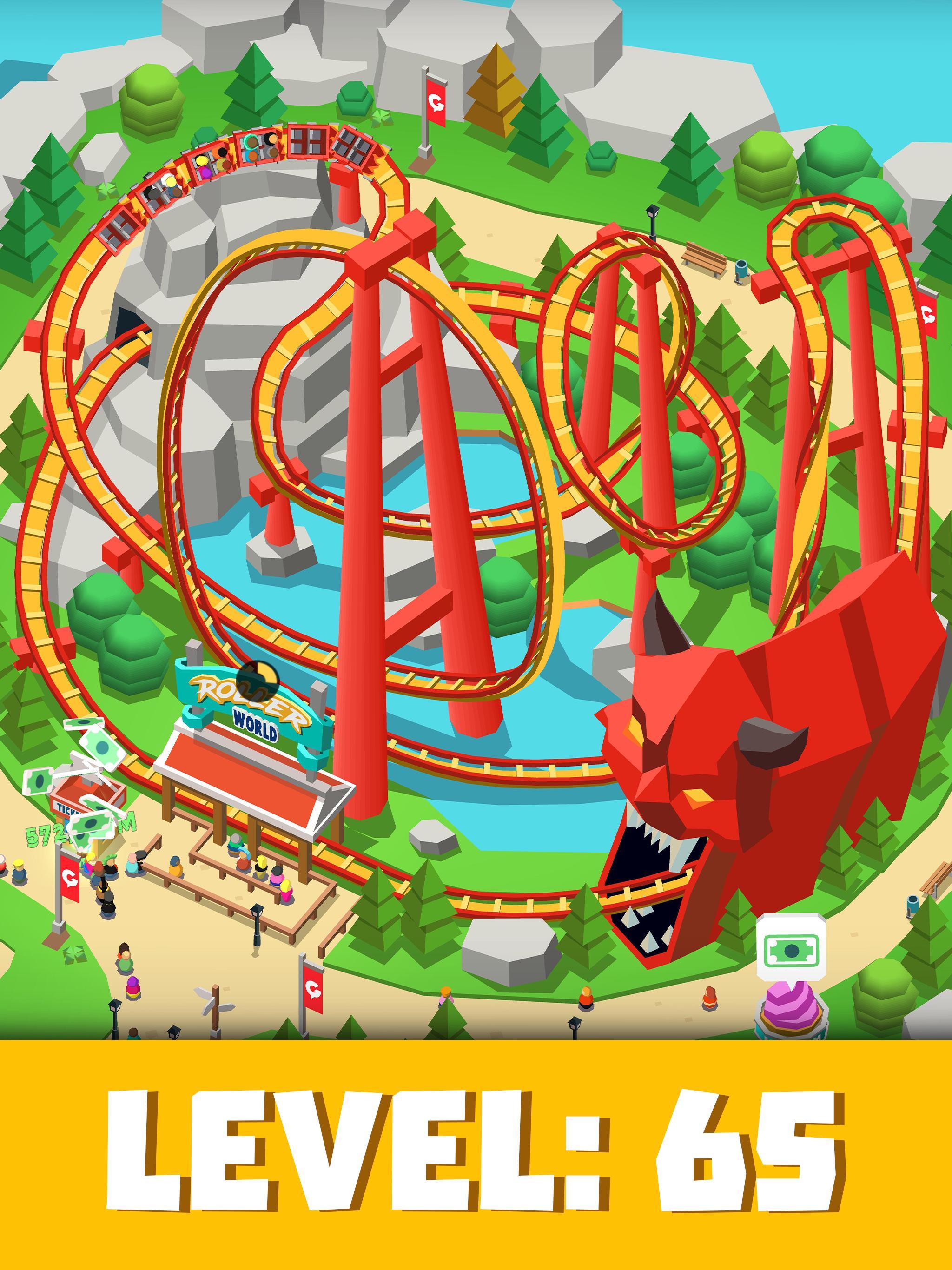 Idle Theme Park Tycoon Recreation Game For Android Apk Download - scariest park ever in theme park tycoon 2 roblox youtube