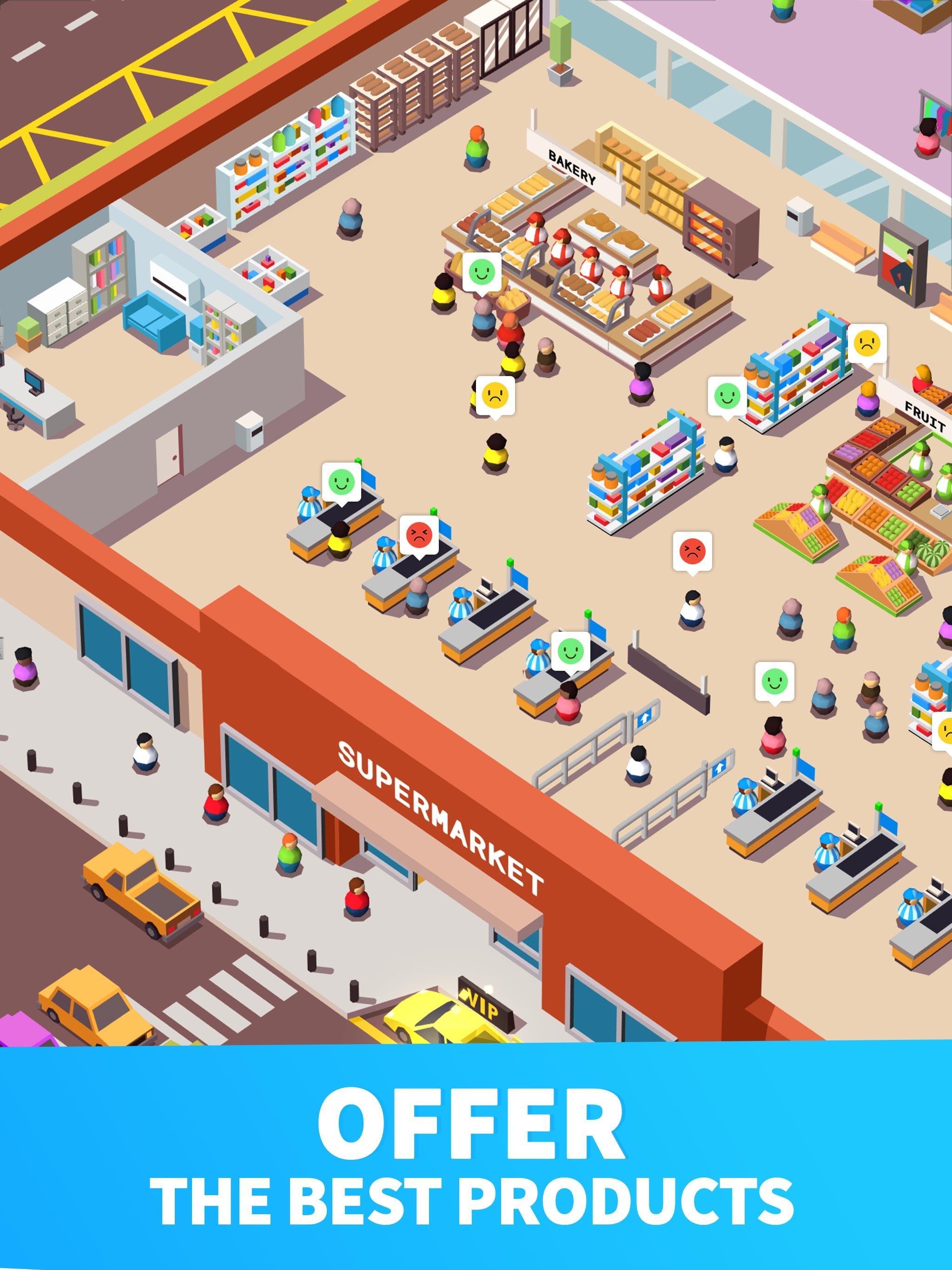 Idle Supermarket Tycoon For Android Apk Download - hiring employees roblox game store tycoon 2 youtube