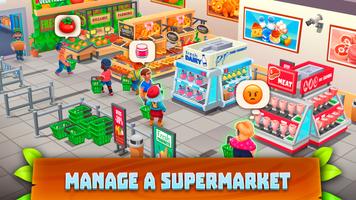 Supermarket Village—Farm Town постер
