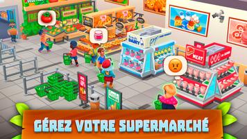 Supermarket Village—Farm Town Affiche