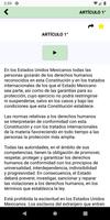 Constitución Política México screenshot 1