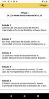 Constitución Política Colombia screenshot 1