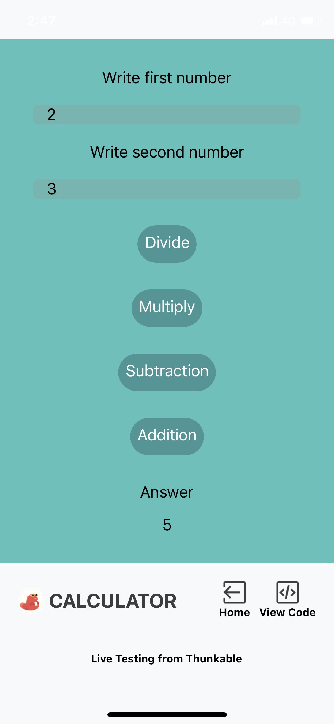 Descarga de APK de Mini calculator para Android