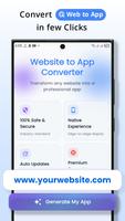 Web to App Converter App Maker poster