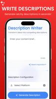 AI Description Generator YT poster