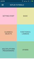 برنامه‌نما Kotlin Tutorial - Offline عکس از صفحه