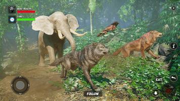 Wolf Simulator : Wild Jungle Affiche