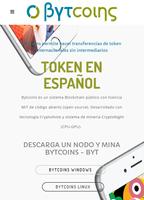 Bytcoins (BYT) - Sistema Blockchain en español poster