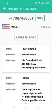 Receive SMS Online Verification 截图 2