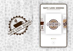 Cafe Logo Design Affiche