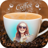 Editor de fotos de la taza de café - Marcos de icono