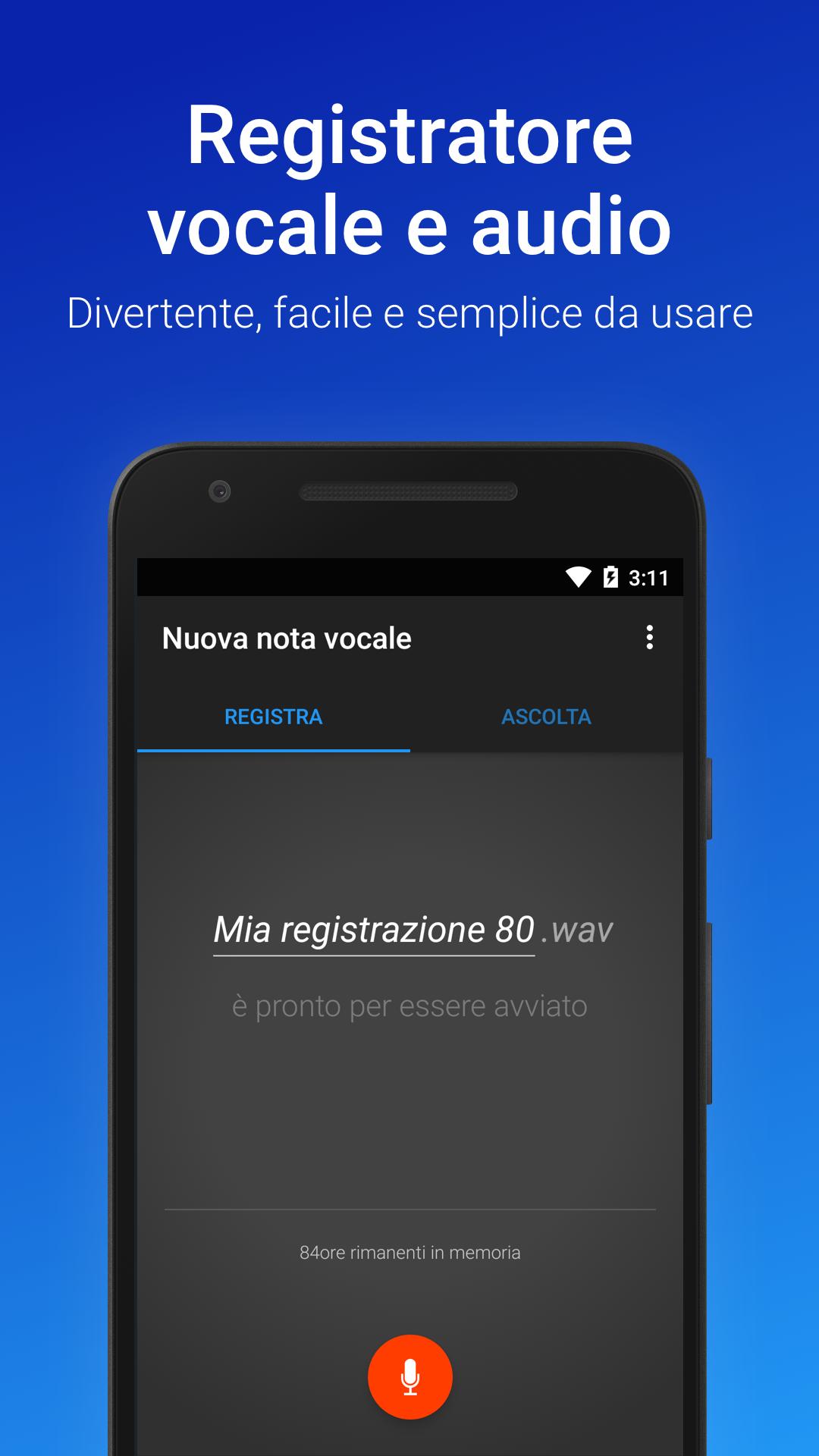 scarica registratore vocale