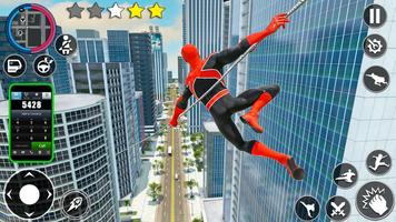 Web Rope Hero Mafia City Crime постер