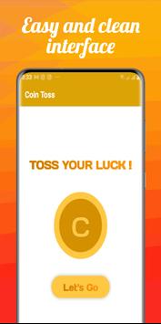 Coin Toss Flip coin Virtually poster