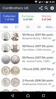 برنامه‌نما UK Coins Manager عکس از صفحه