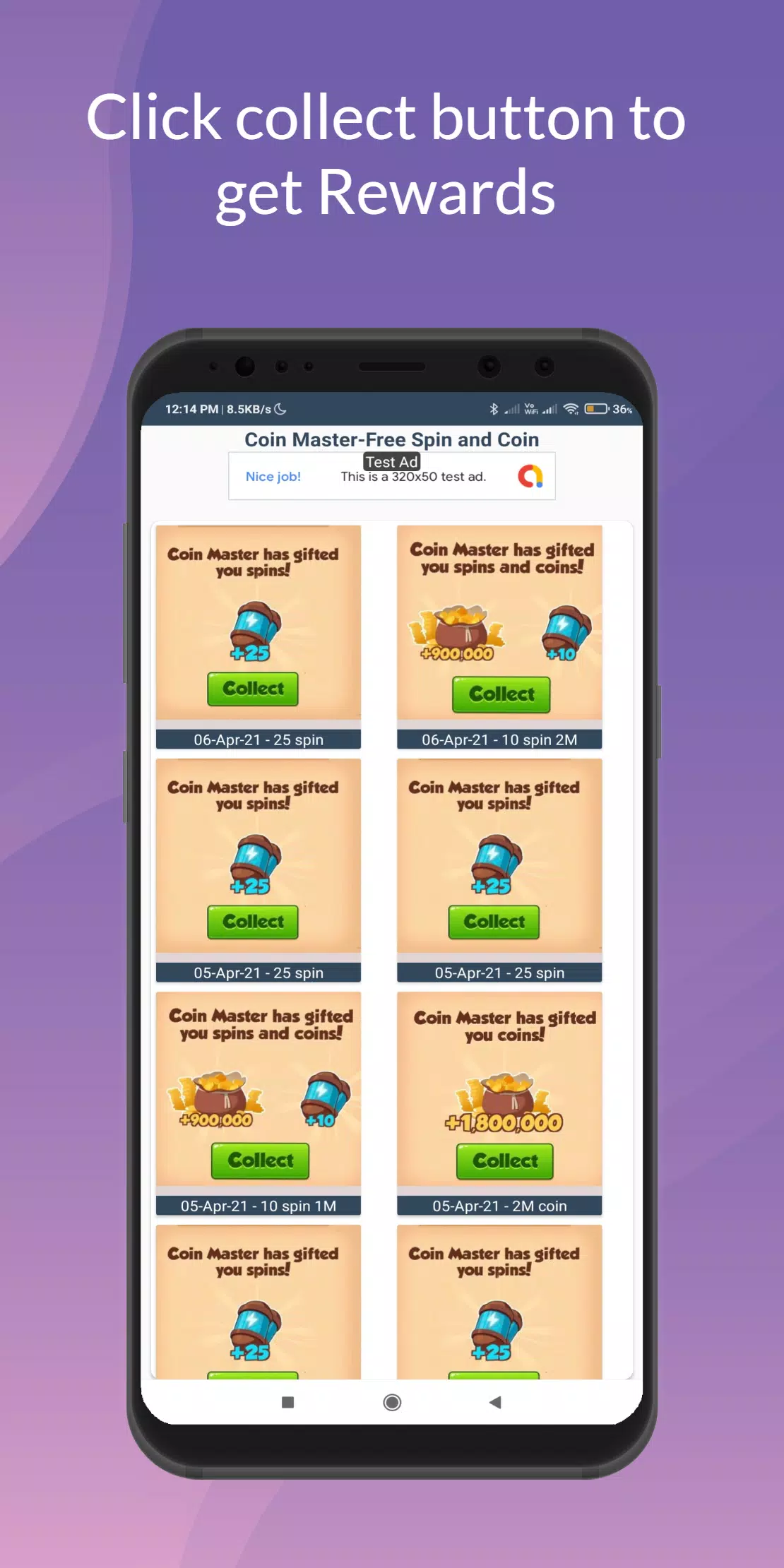 Descarga de APK de Free Rewards - Coin Master Free Spins & Coins 2021 para  Android