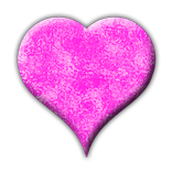 Pink heart battery