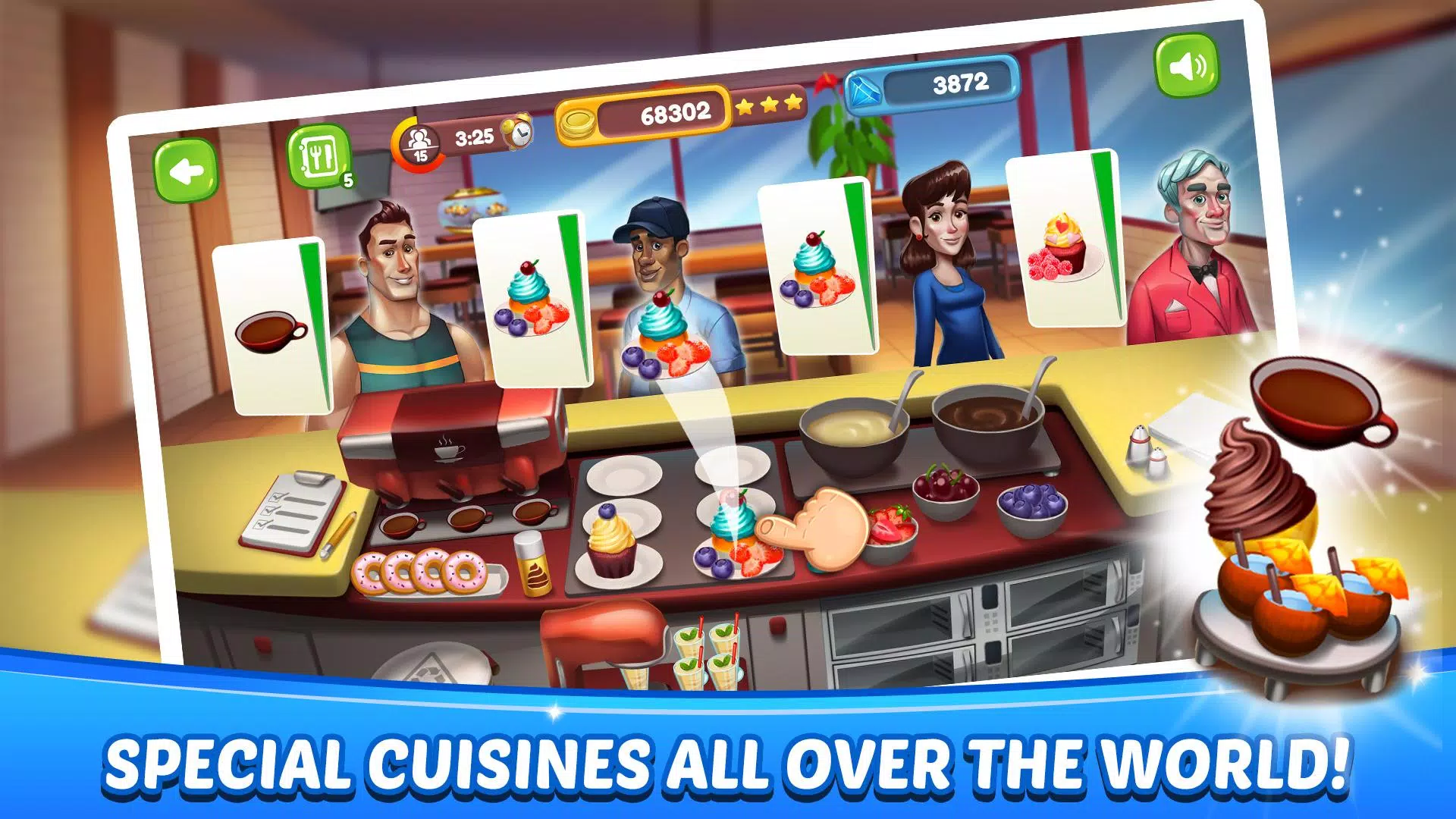 Download do APK de Jogos de cozinha Restaurante Comida Chefe Craze para  Android