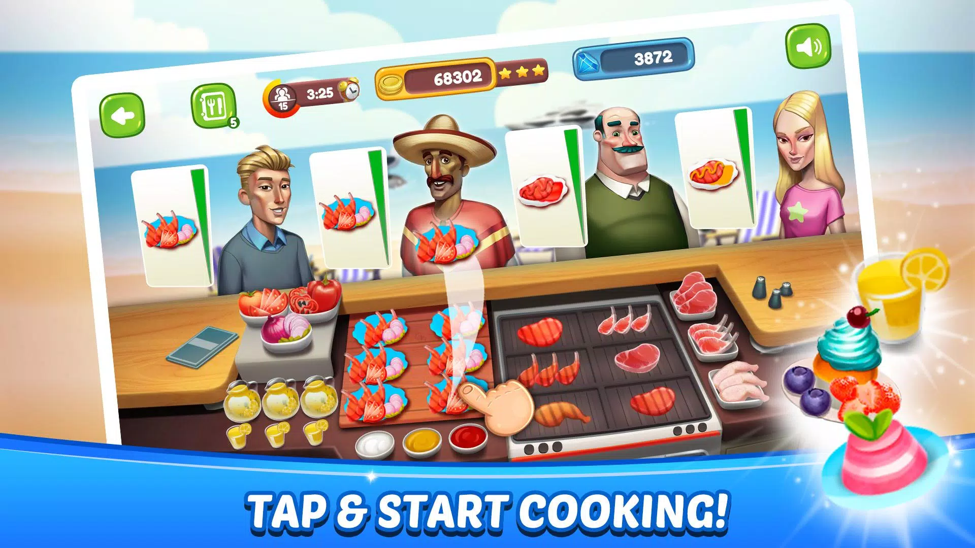 Download do APK de Jogos de cozinha Restaurante Comida Chefe Craze para  Android