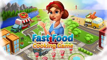 Fast food Fever Jeux de Cuisine Restaurant Affiche