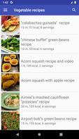 Vegetable recipes Affiche