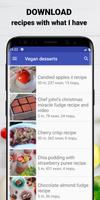 Vegan dessert recipes free app with photo offline poster