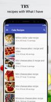 Cake recipes app with photo poster