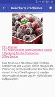 Cranberry rezepte app deutsch kostenlos offline captura de pantalla 2