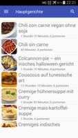 Hauptgericht rezepte app in Deutsch kostenlos poster